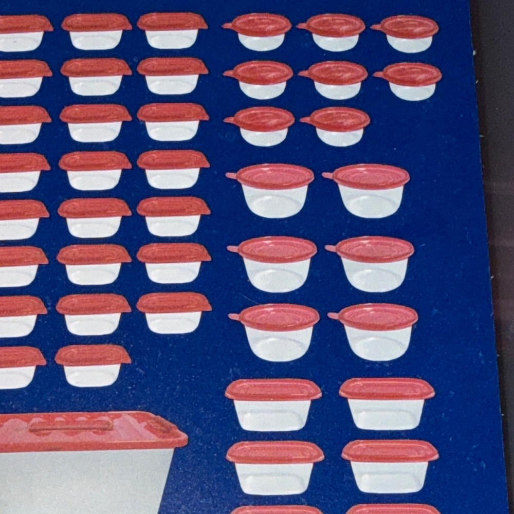 True Living Red Food Container Set - Picture 4 of 16